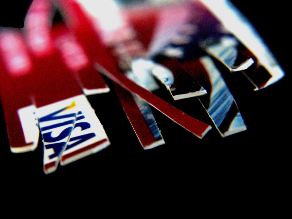 Ruined credit card
