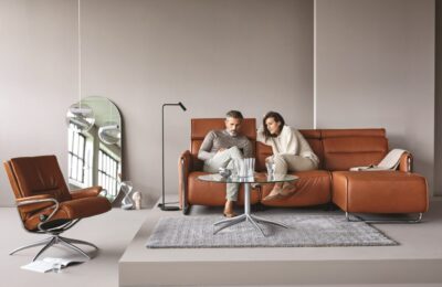 Relaxing in spacious home