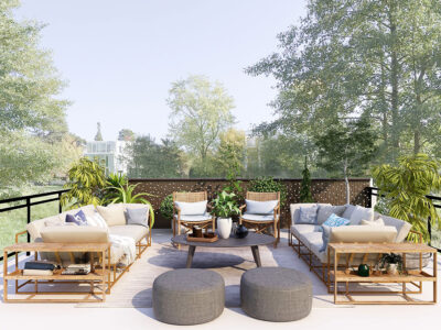 Well styled looking outdoor patio space