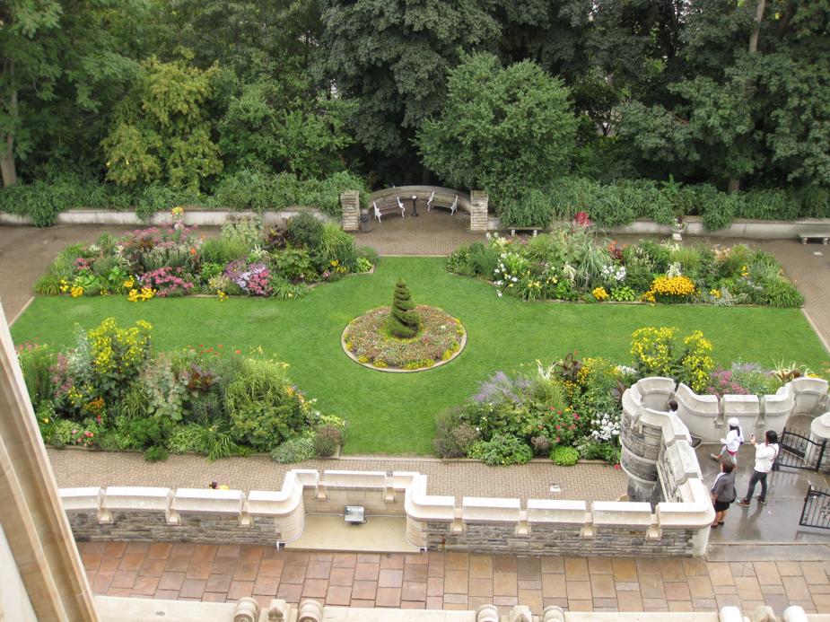 The gardens at Casa Loma in Toronto