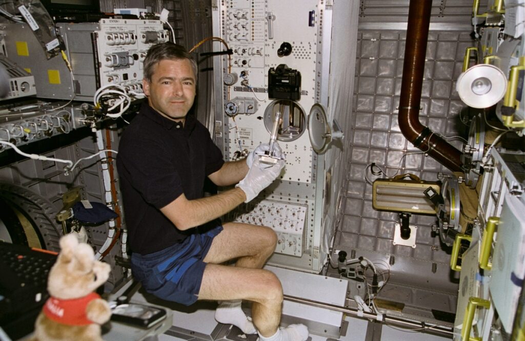 The first Canadian to fly to outer space
