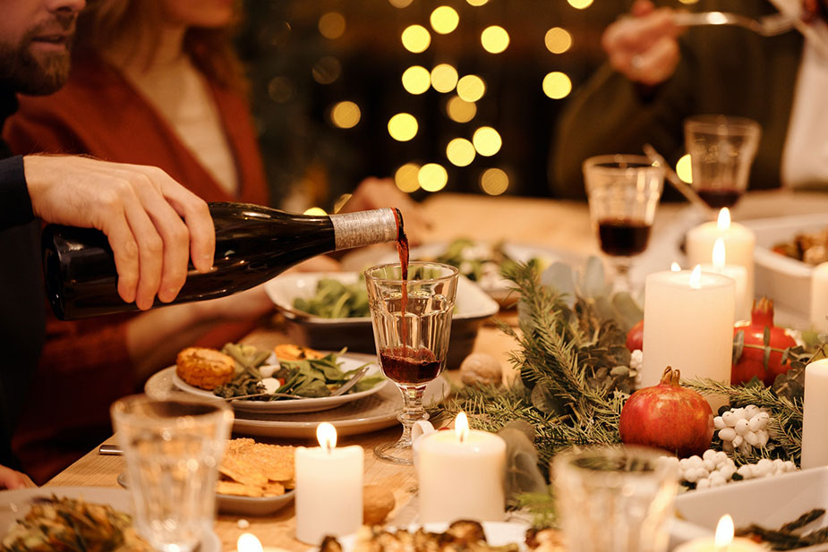 Holiday family gathering