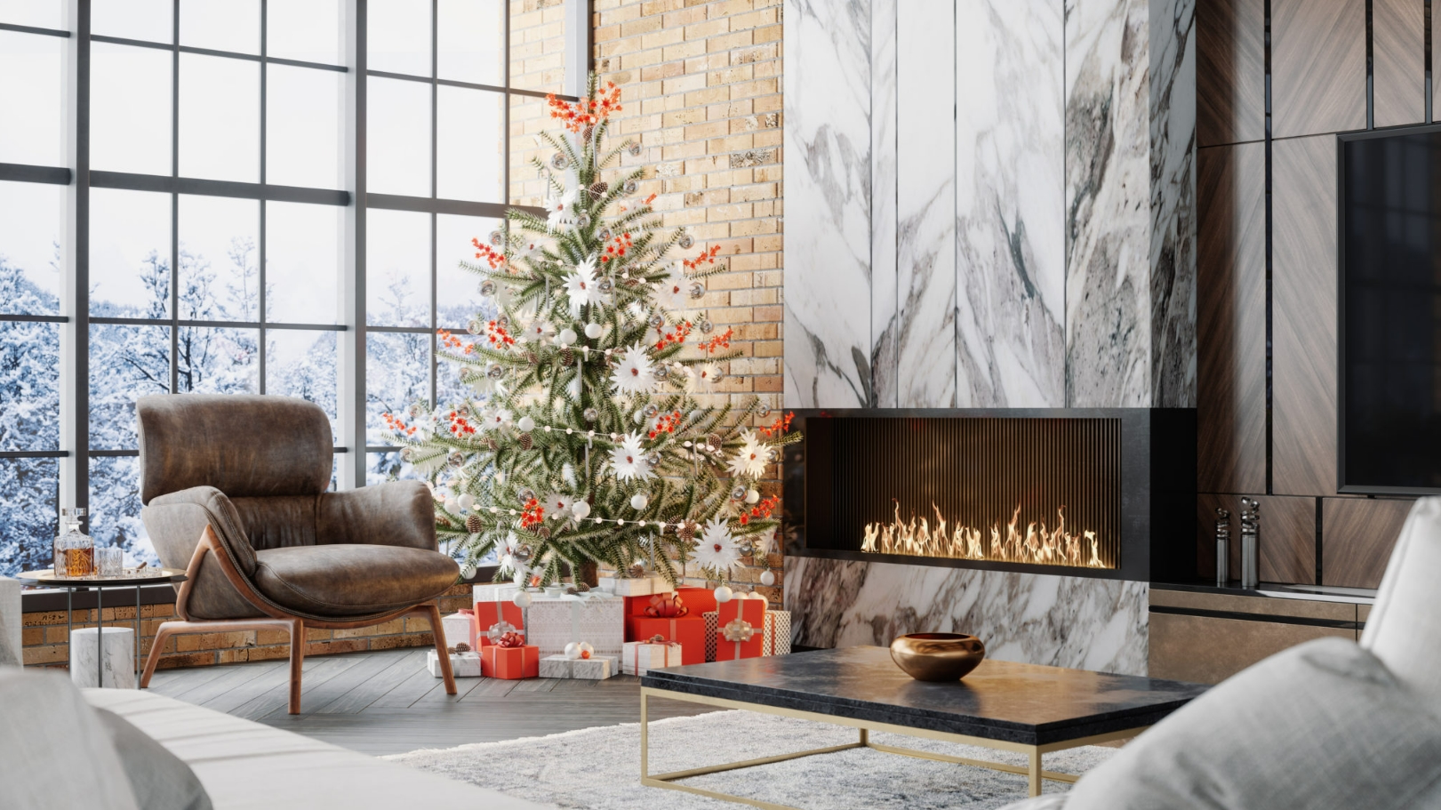 Wintern Decor living space