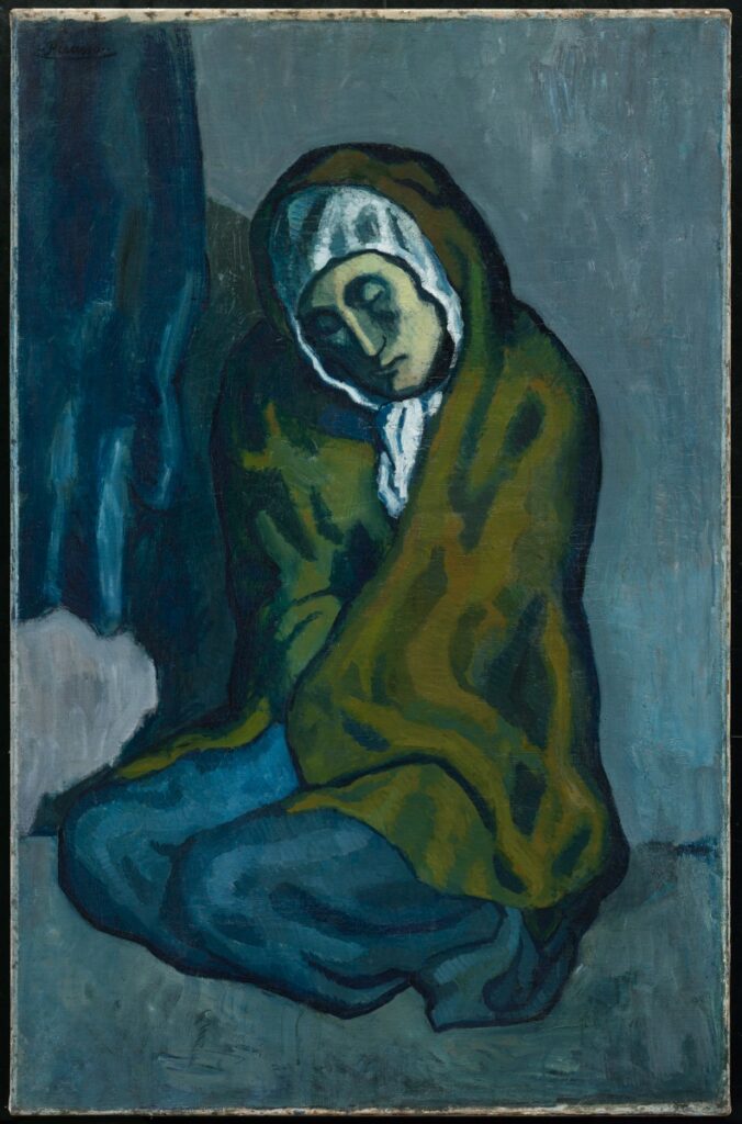 Pablo Picasso. La Miséreuse accroupie