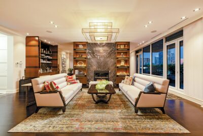 Luxury space living area 2021