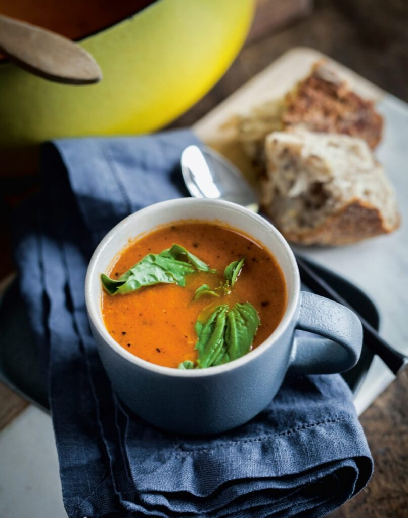 Roasted Tomato and Red Pepper Soup
