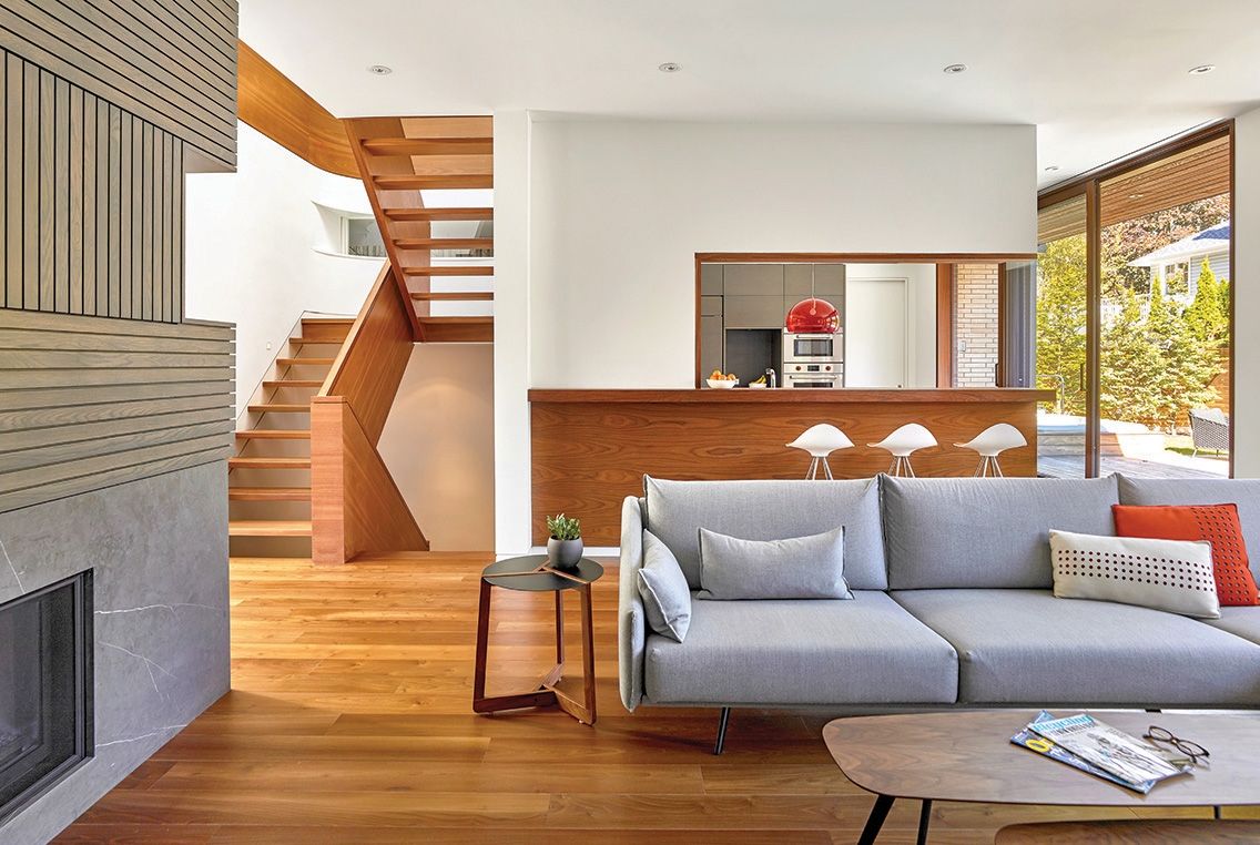clean and neat living room